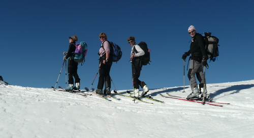 15 Skitour ins Blaue - hier zwischen Großen und Kleinen Weitschartenkopf